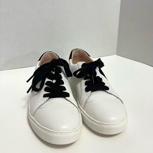 Kate Spade White and Black Sneakers